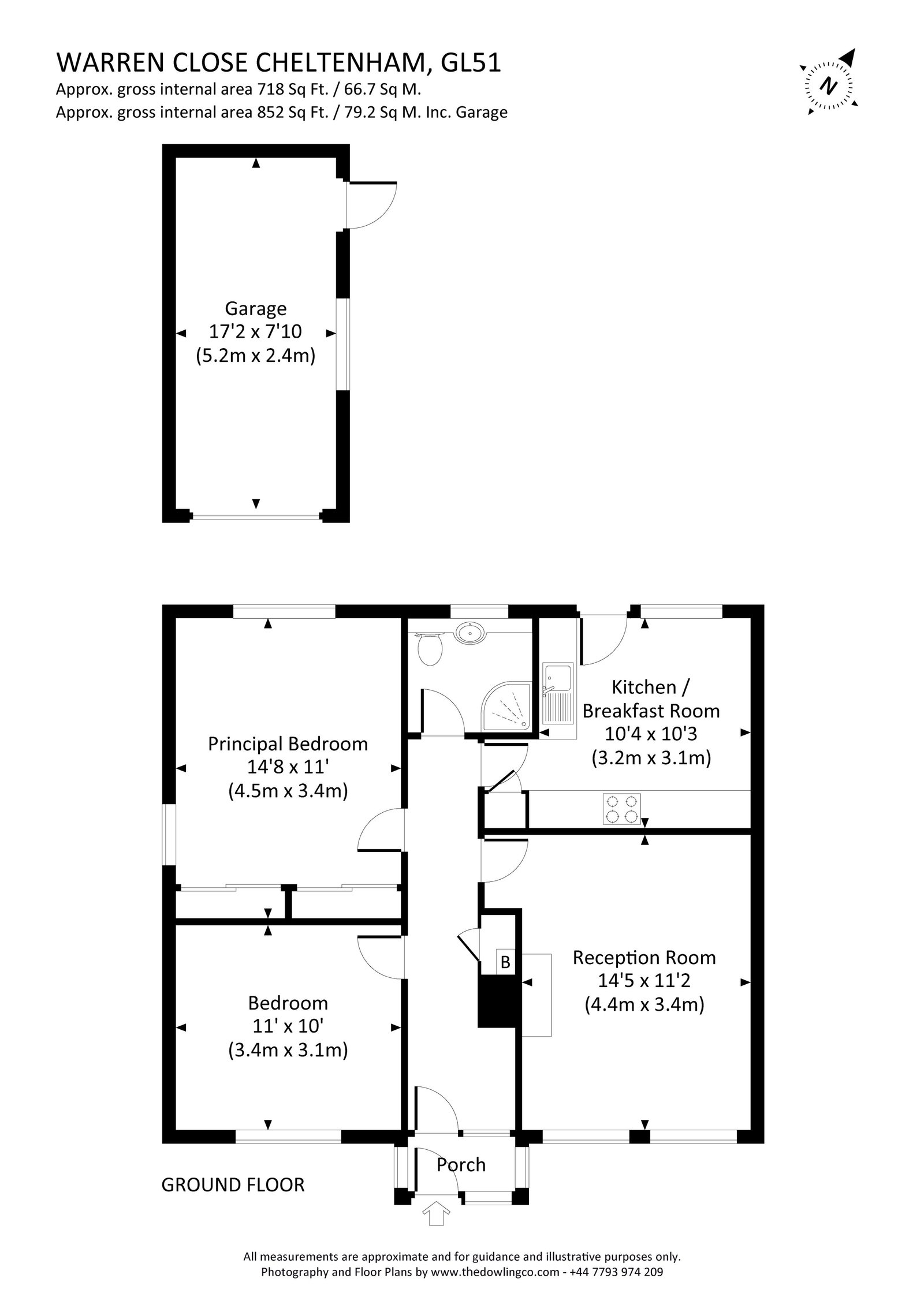 4, Warren Close, Cheltenham floorplan