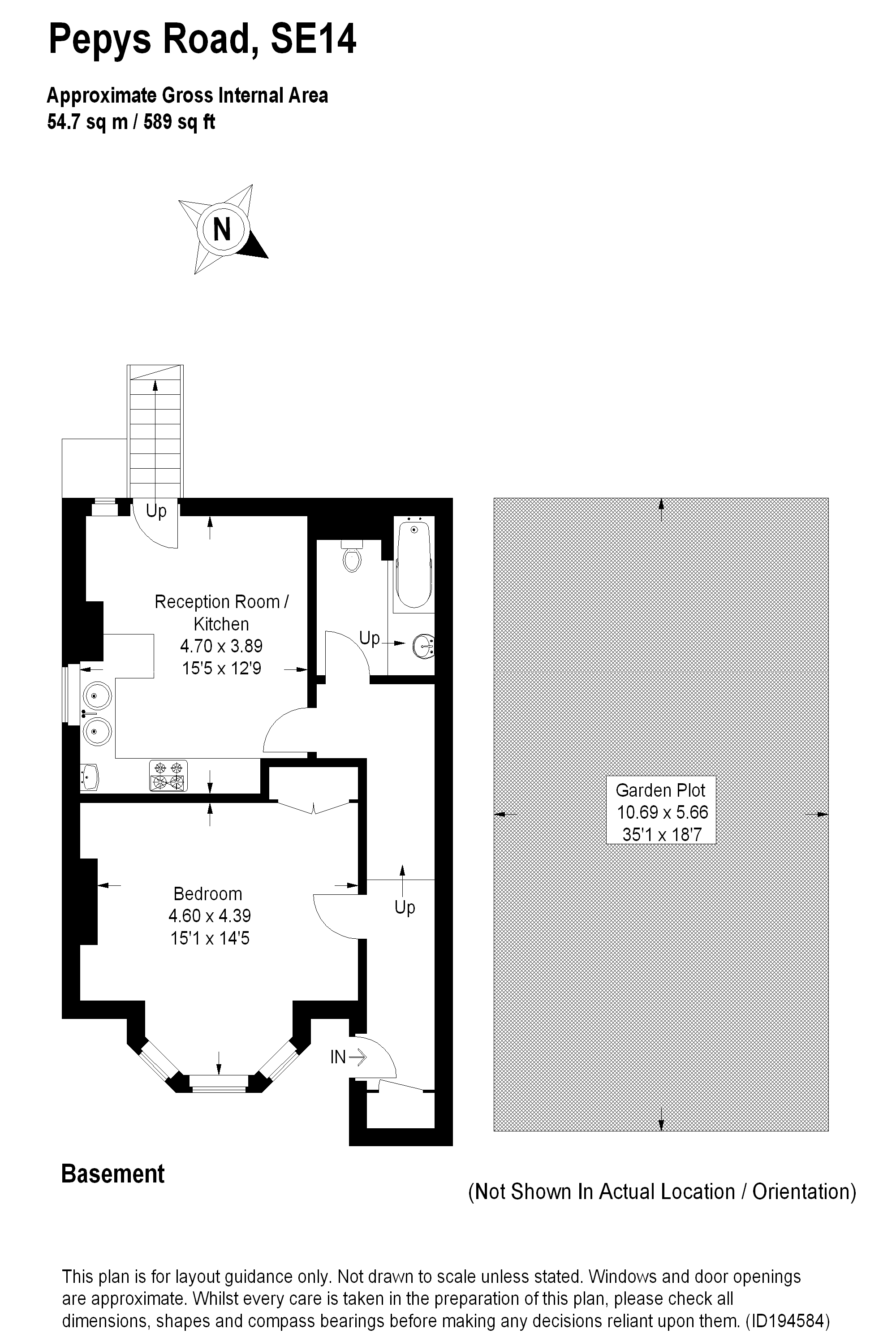 1 Bedrooms Flat to rent in Pepys Road, London SE14