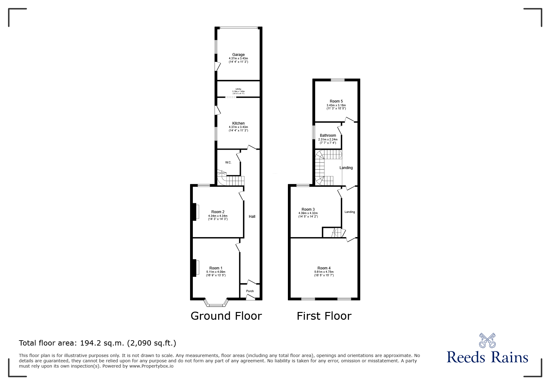 5, West Parade, Lincolnshire floorplan