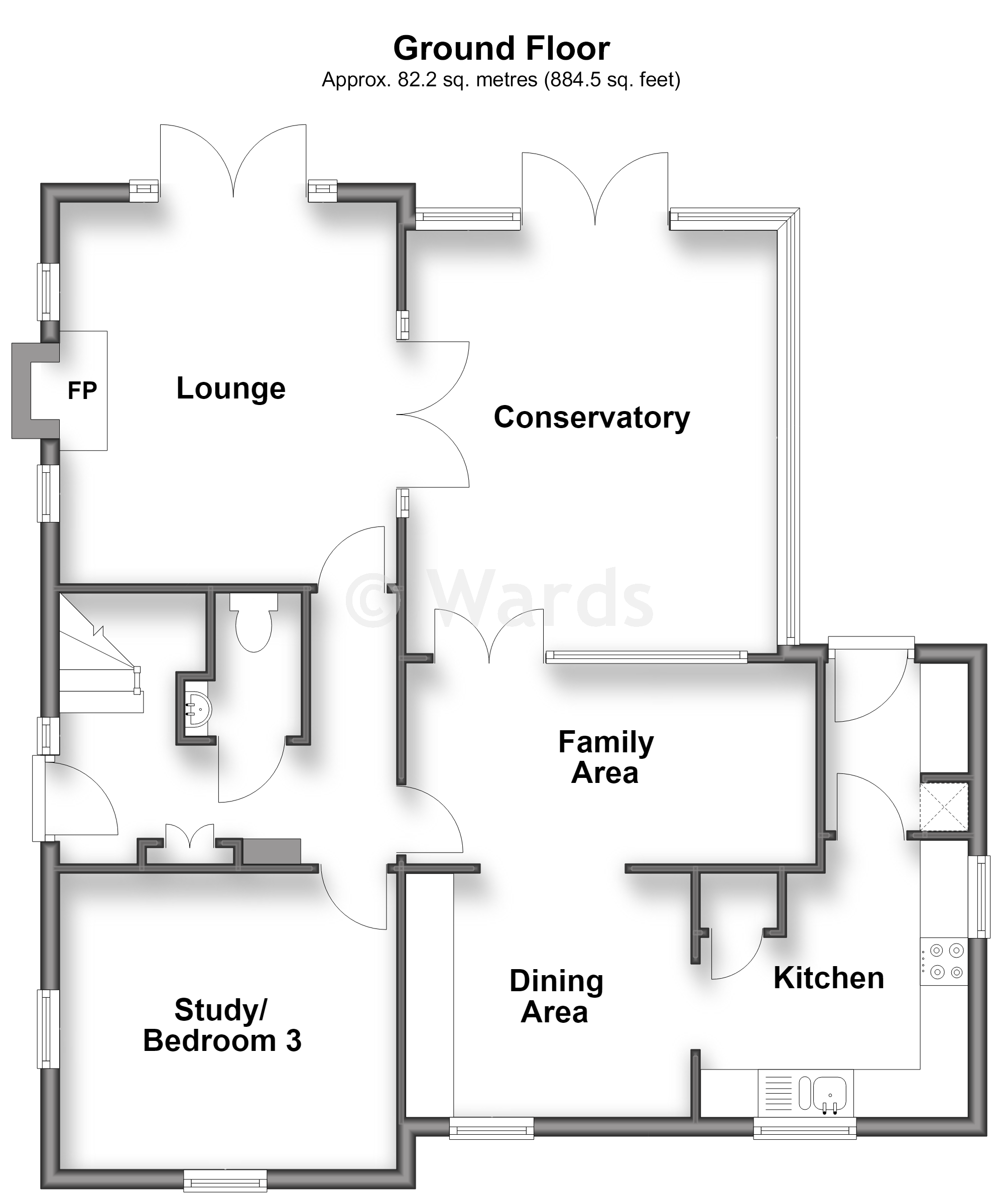 Swallow Court, Herne Common, Herne Bay floorplan