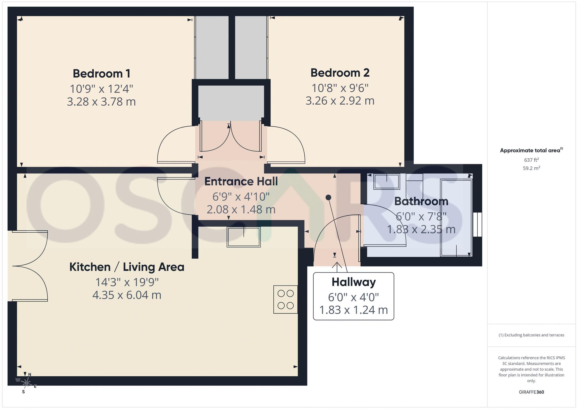 Apt 14, Theatre Gardens 1-3 Sykes Street, Hull floorplan