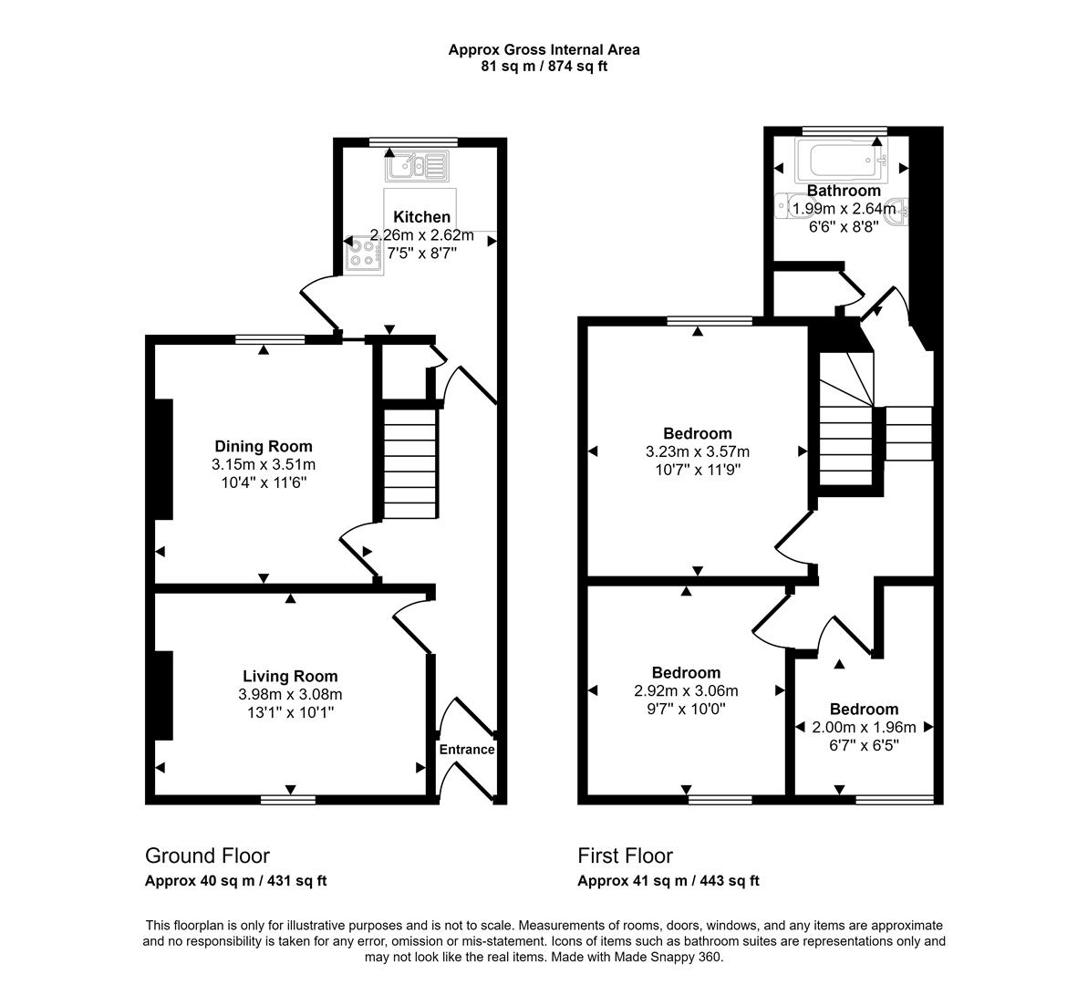 Francis Terrace, Carmarthen SA31, 3 bedroom terraced house for sale