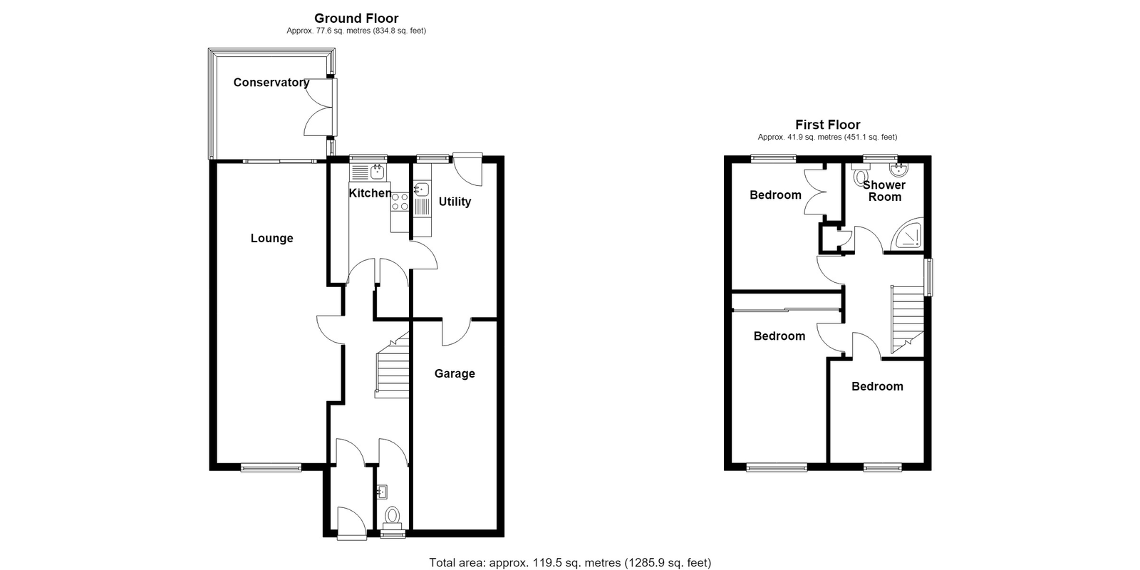 228, Station Road, Birmingham floorplan
