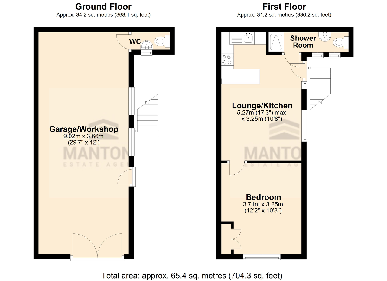 1 Bedrooms End terrace house for sale in Princess Street, Luton, Bedfordshire LU1