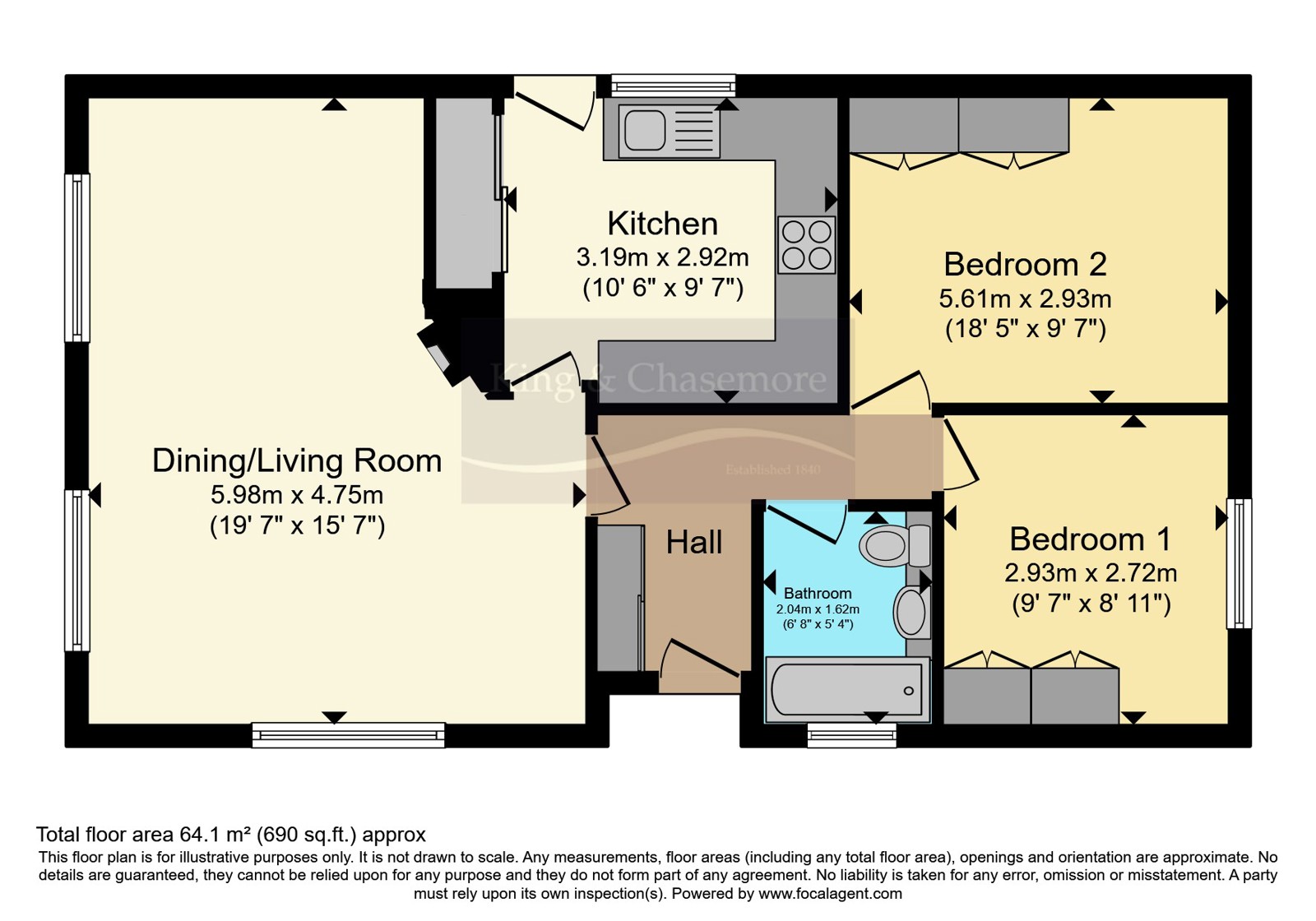 5 The Old Canal,, Lidsey Road, West Sussex floorplan