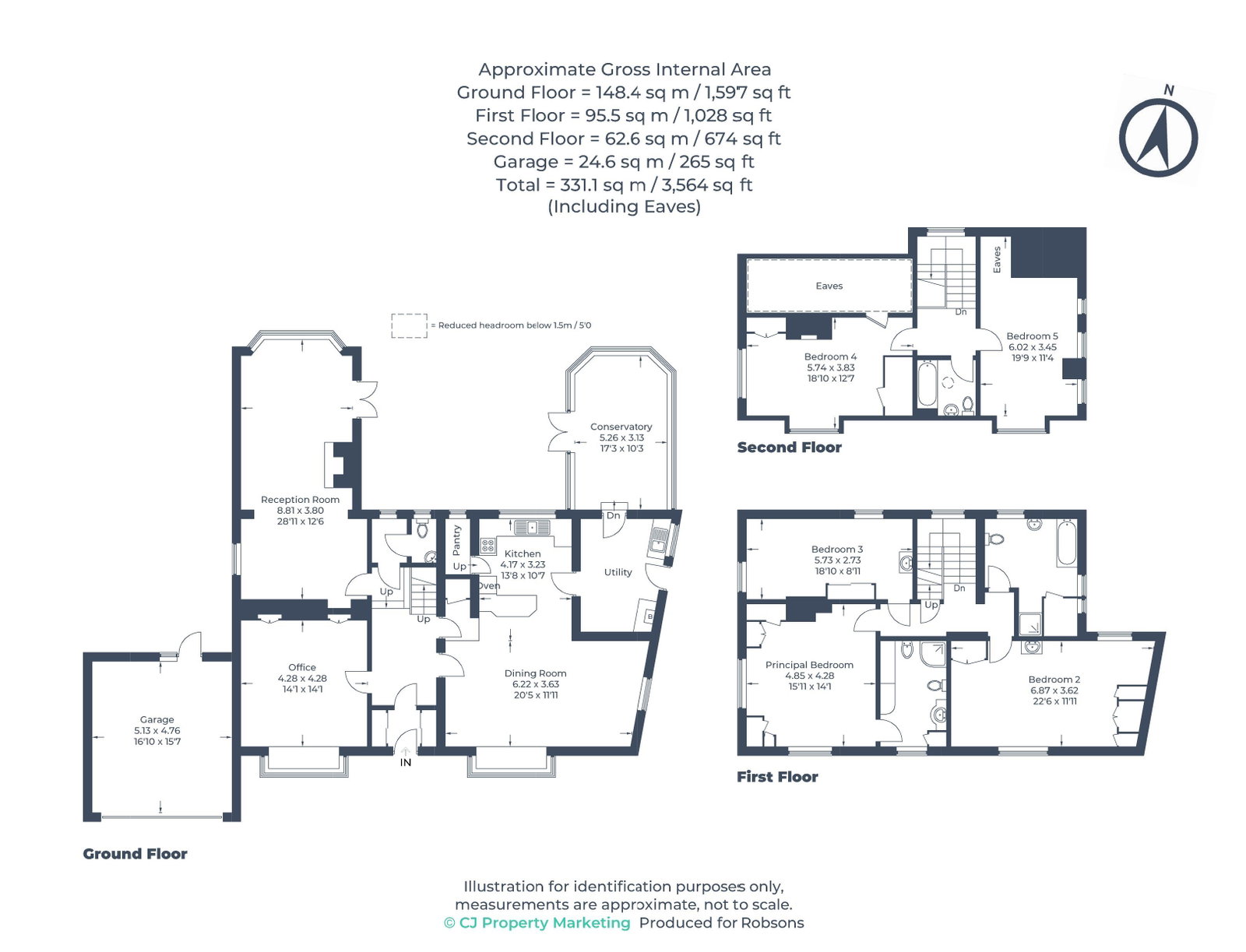 17, Sandy Lodge Lane, Northwood floorplan