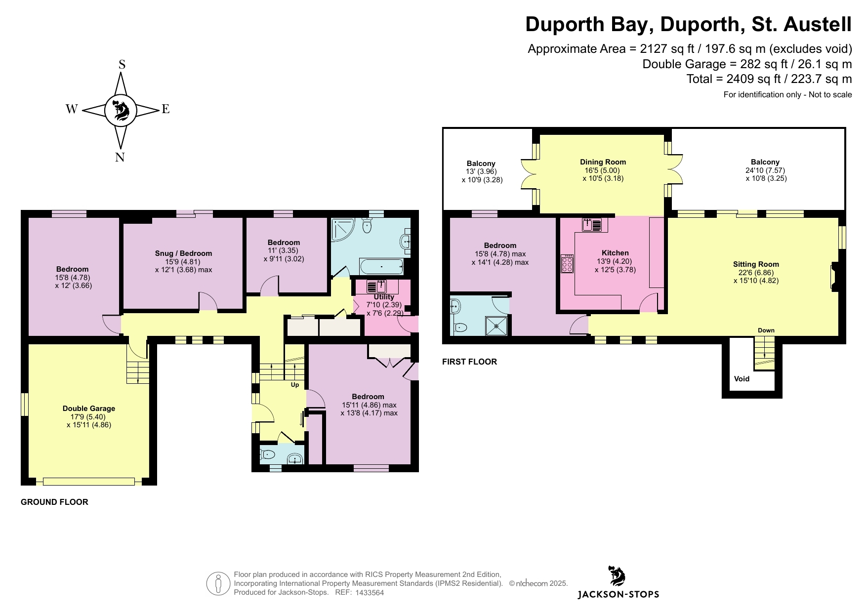 Fayre Winds, 32, Duporth Bay, St. Austell floorplan