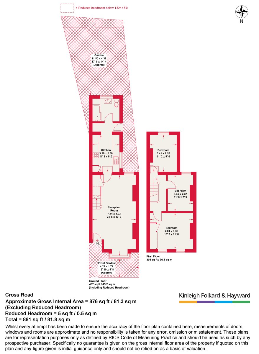 4, Cross Road, Enfield floorplan