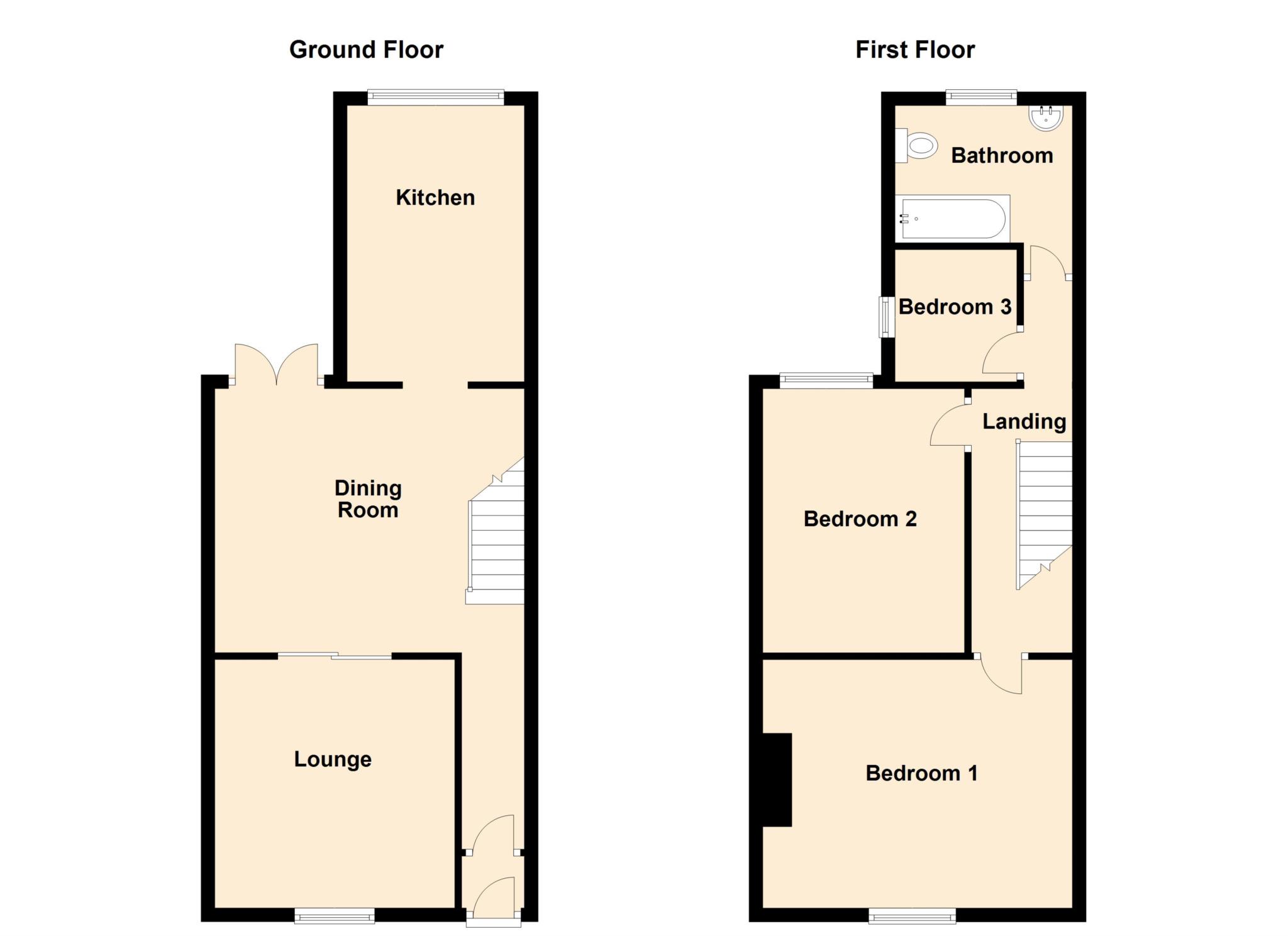 2 Bedrooms Terraced house for sale in Frederick Avenue, Shaw, Oldham OL2