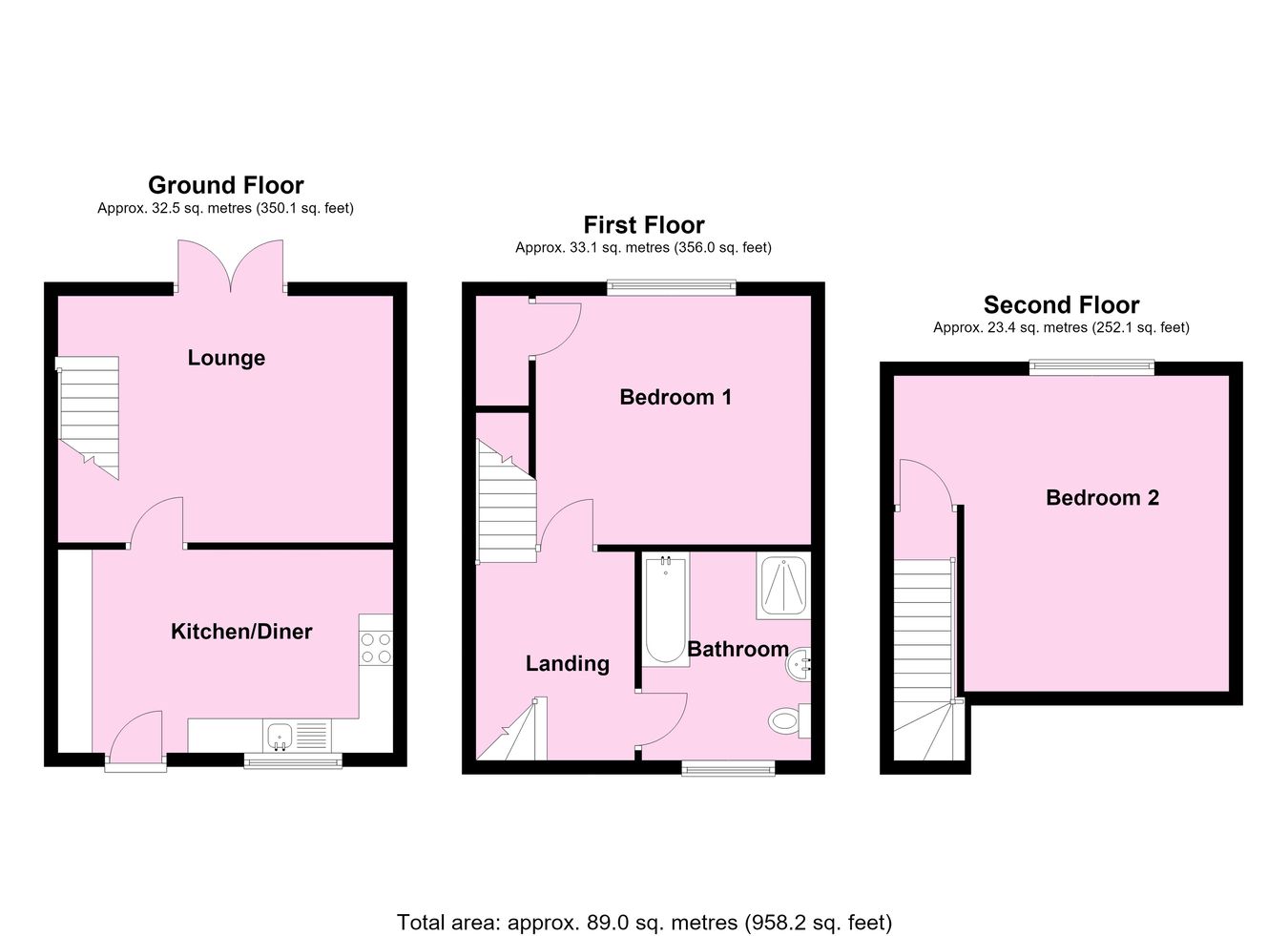 Wycliffe Terrace, LUTTERWORTH floorplan