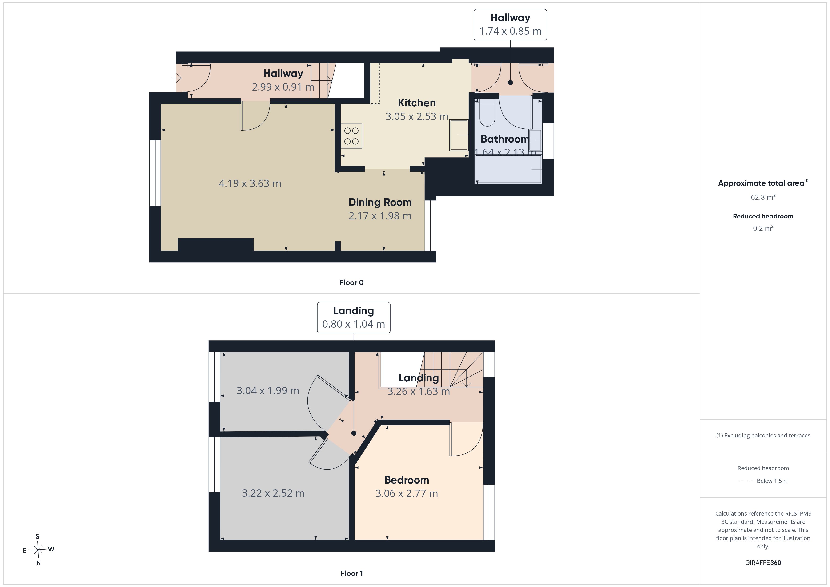 12, School Street, Caerphilly floorplan