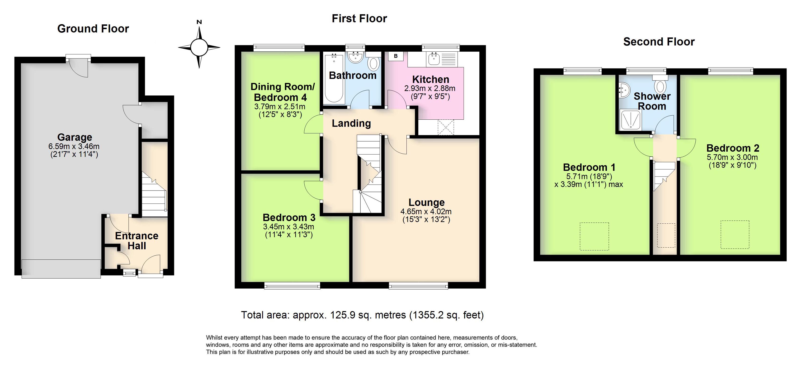 3 Bedrooms Terraced house for sale in Roedean Road, Worthing, West Sussex BN13