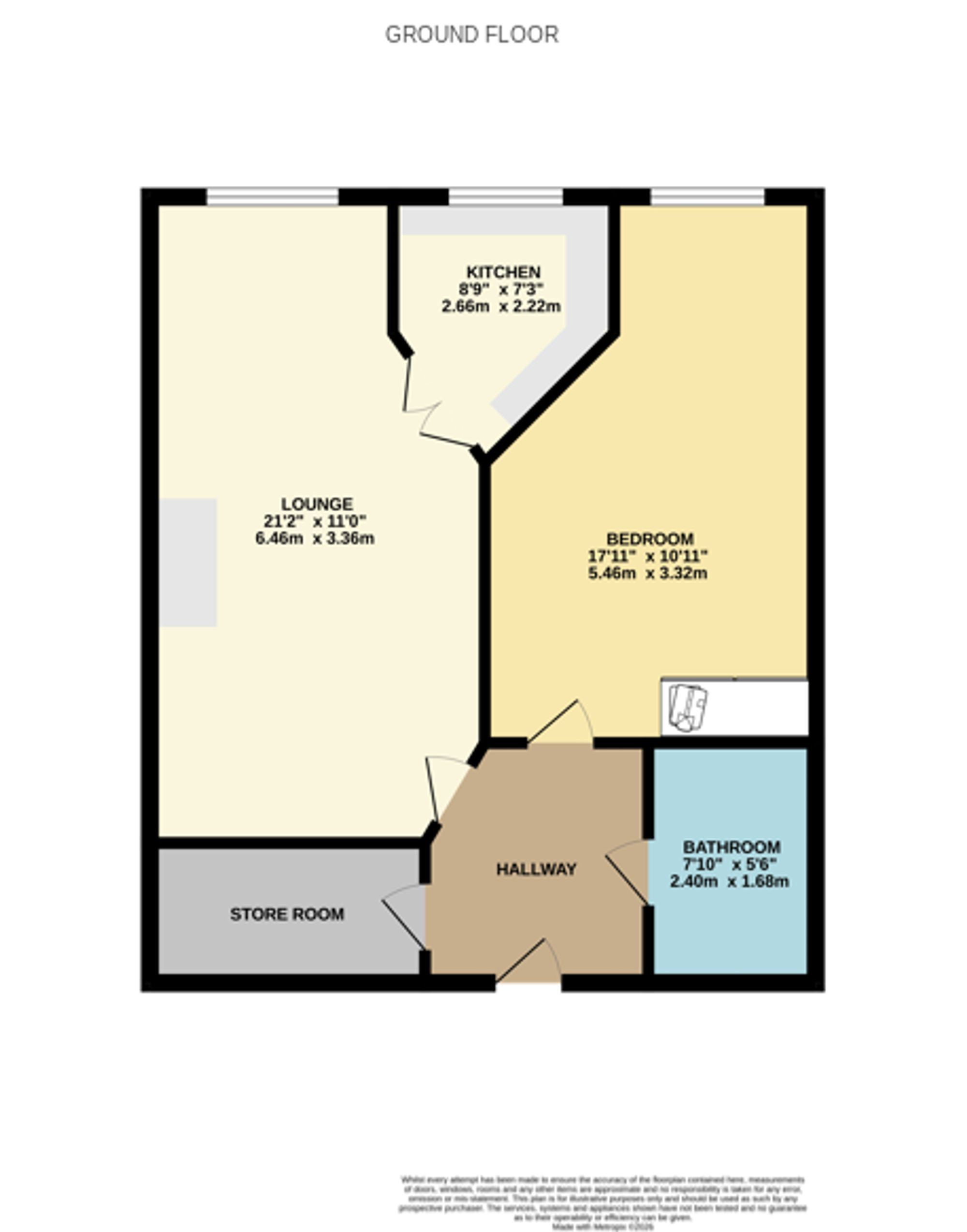Apt 21, Gilbert Court Ellesmere Road, Warrington floorplan
