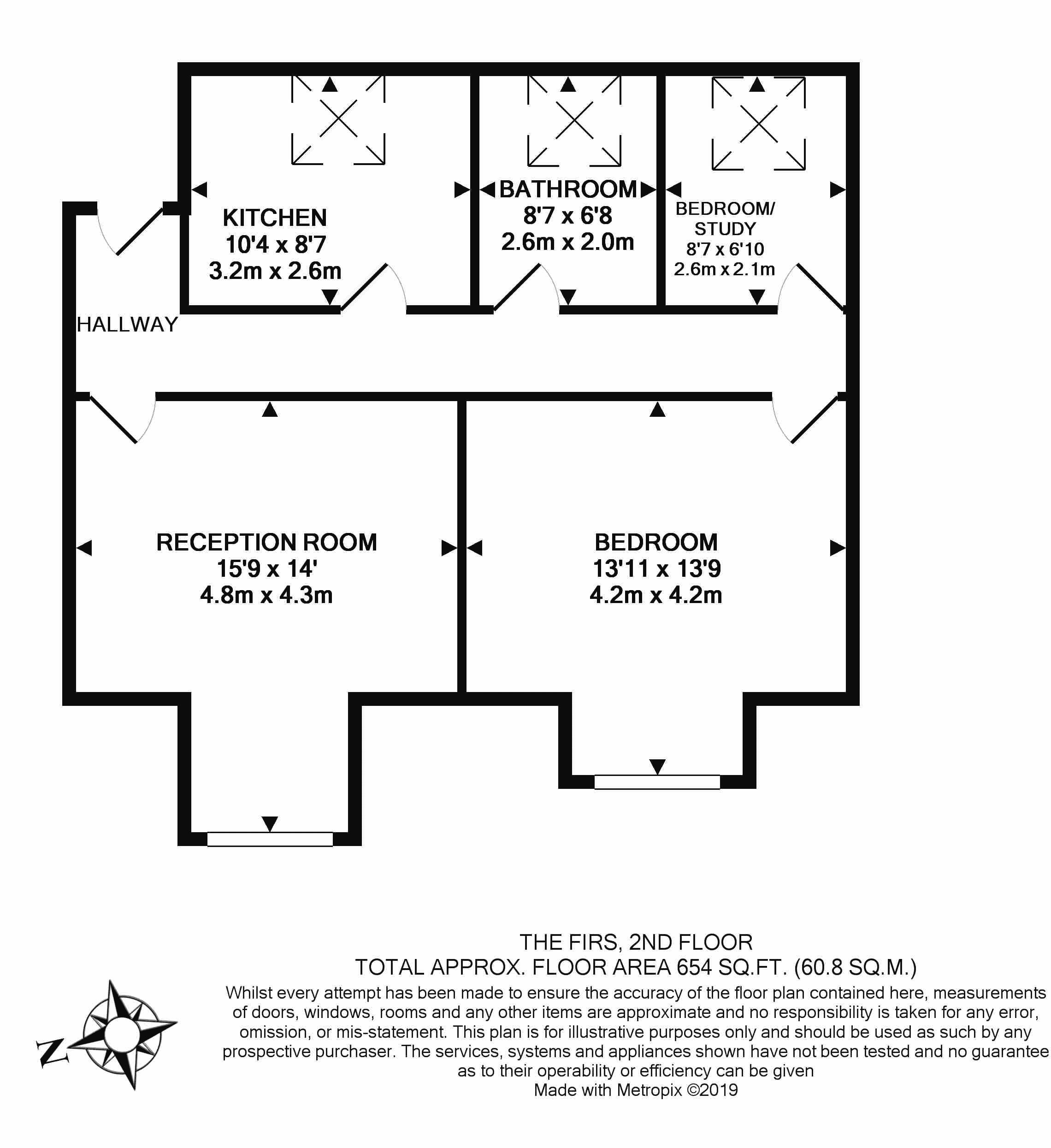 2 Bedrooms Flat to rent in The Firs, St. Barnabas Road, Woodford Green IG8