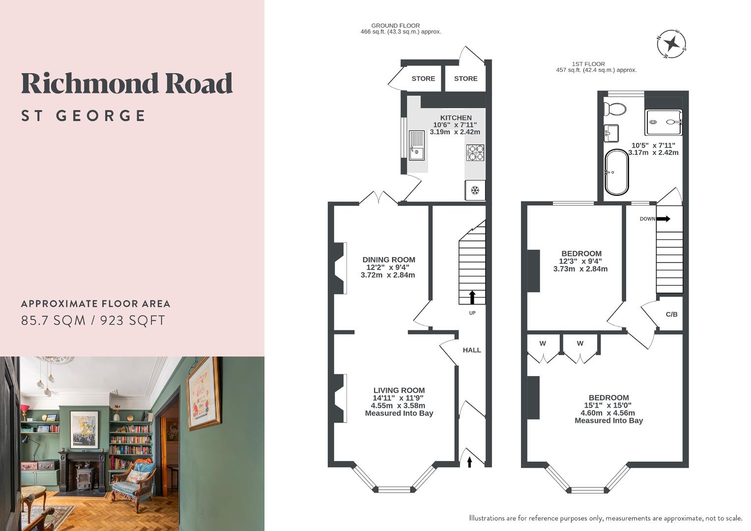 3, Richmond Road, Bristol floorplan