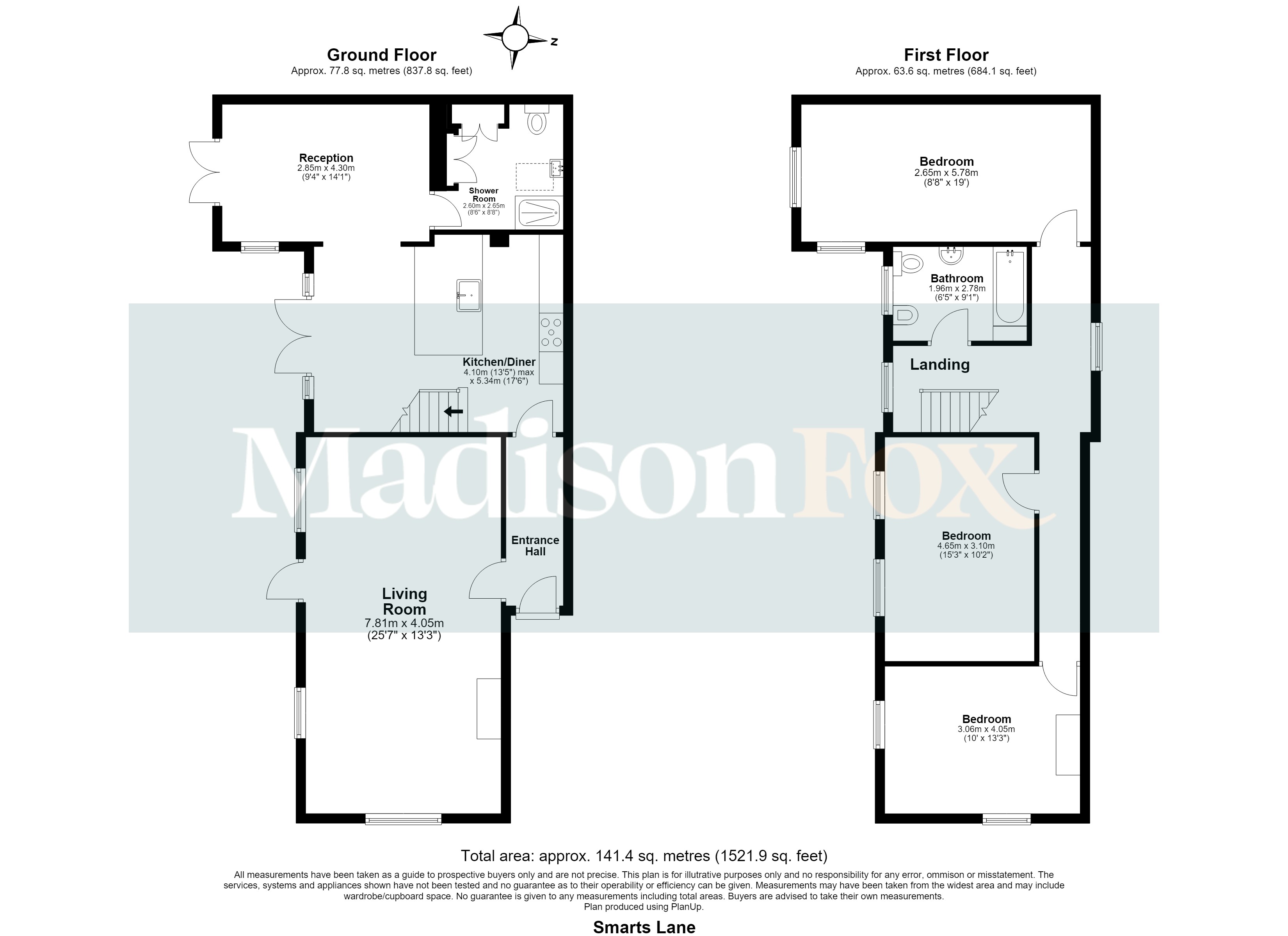 50, Smarts Lane, Essex floorplan