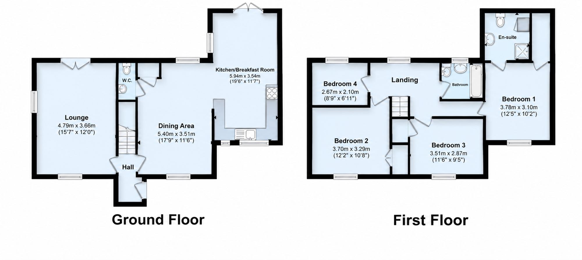 132 Downland, Milton Keynes floorplan