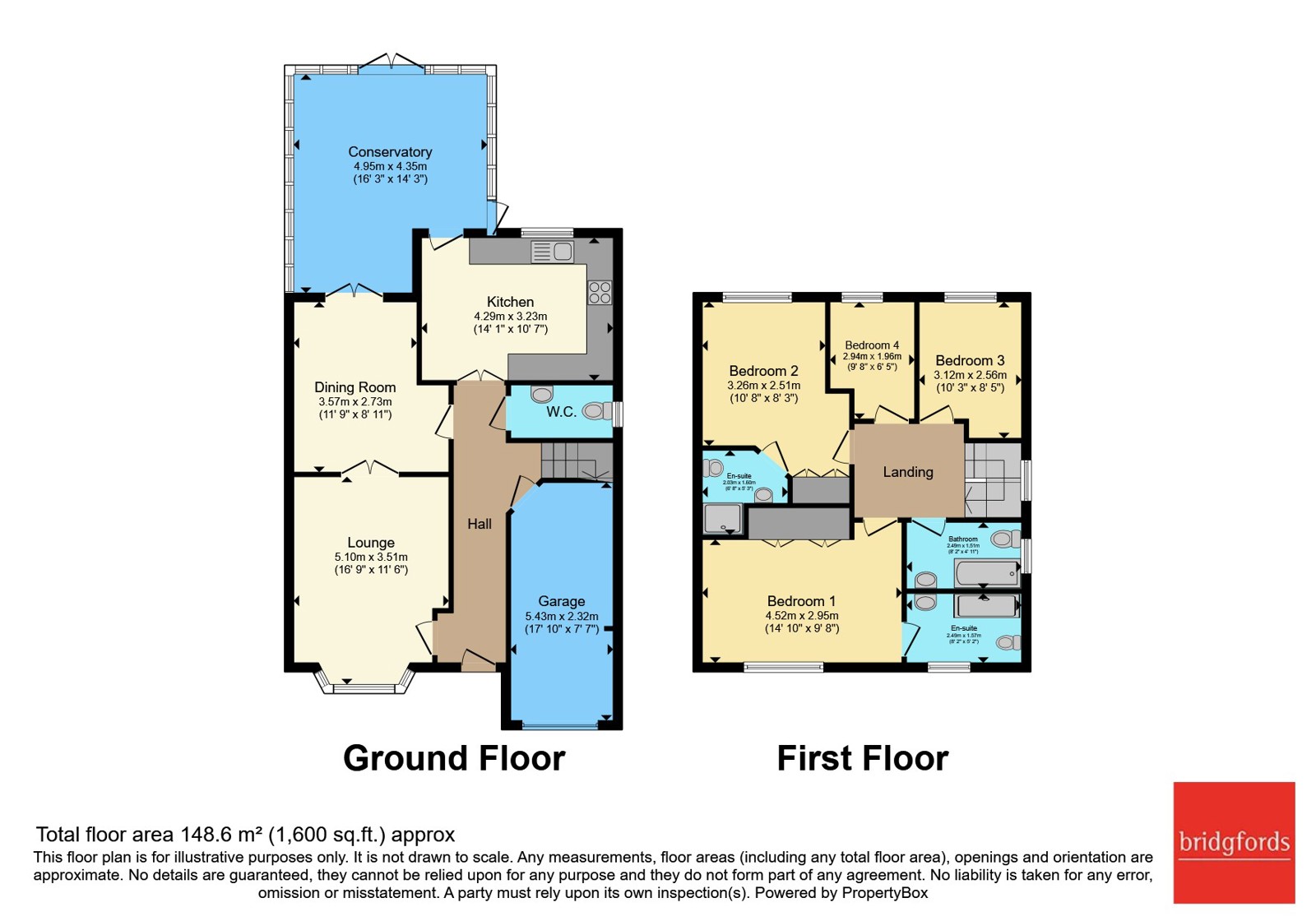 50, Mills Way, Cheshire floorplan