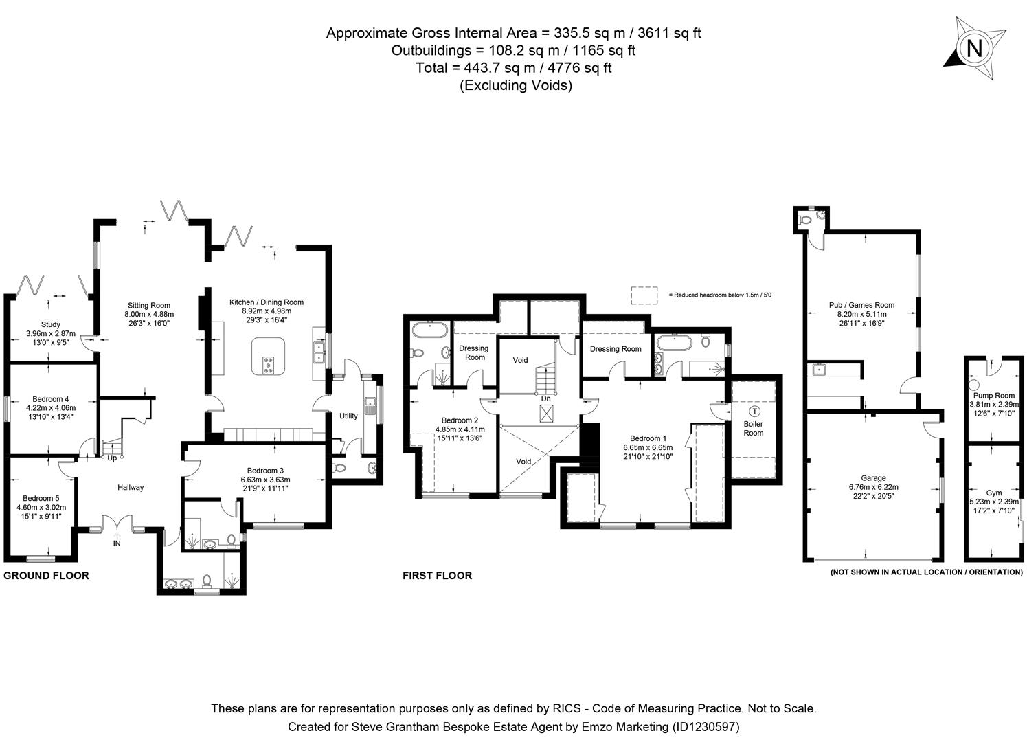 133, Portsmouth Road, Horndean floorplan