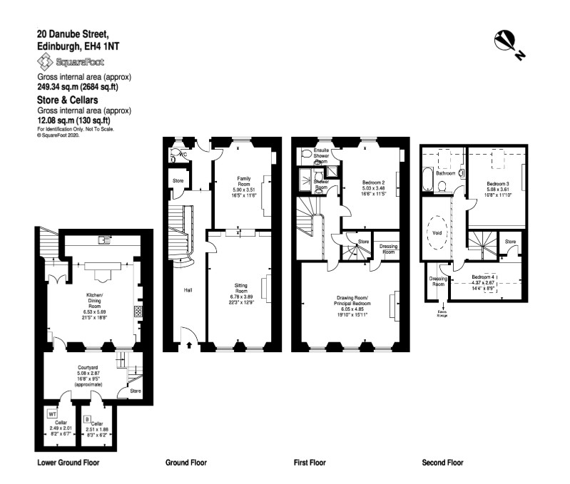 20, Danube Street, Edinburgh floorplan