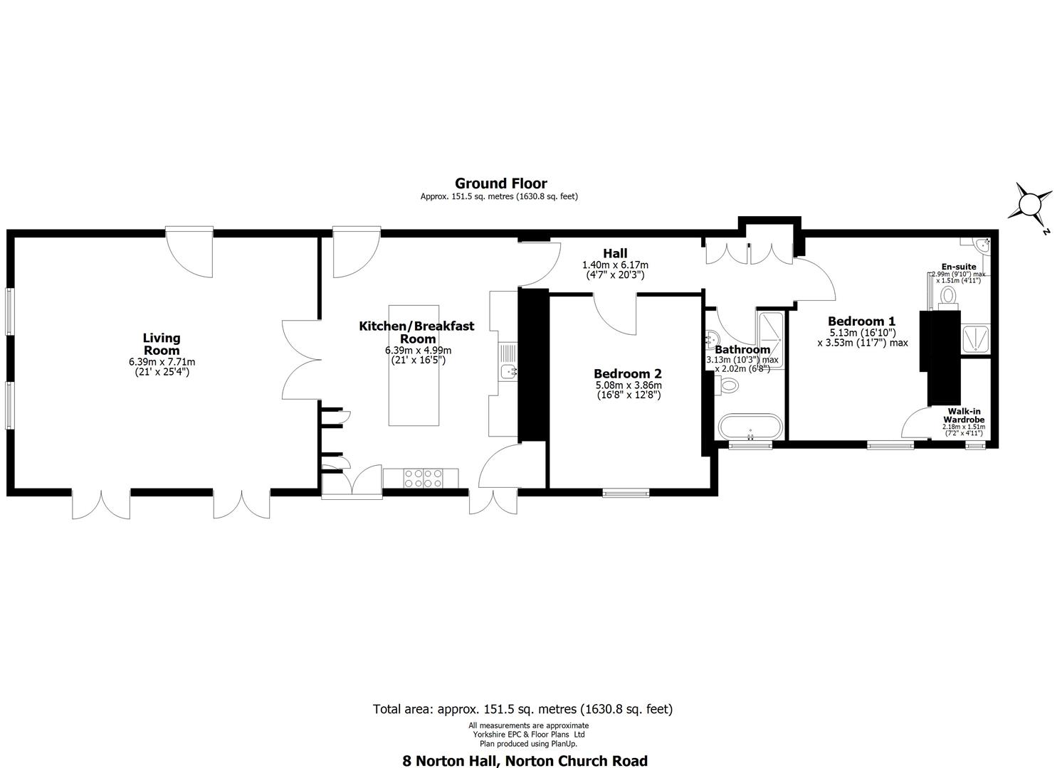 8, Norton Hall, Norton Church Road, Sheffield floorplan