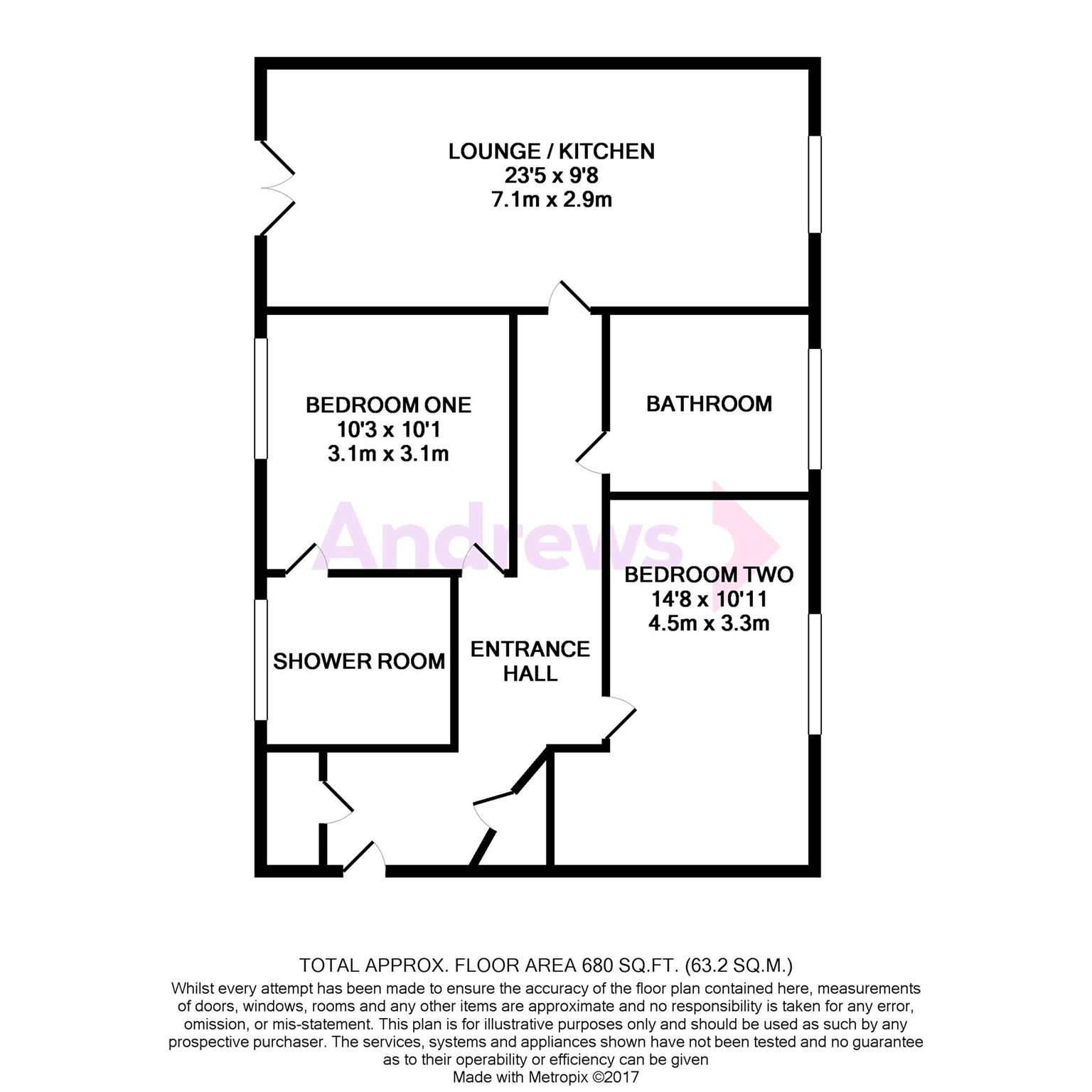 2 Bedrooms Flat for sale in Goodrich Road, Cheltenham, Gloucestershire GL52