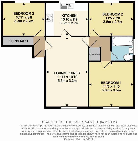 3 Bedrooms Flat to rent in Watford Road, Croxley Green WD3