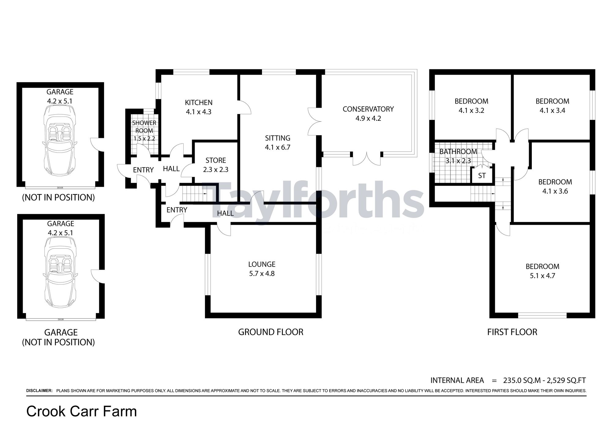 Crook Carr Farm Gisburn Road, Barnoldswick floorplan