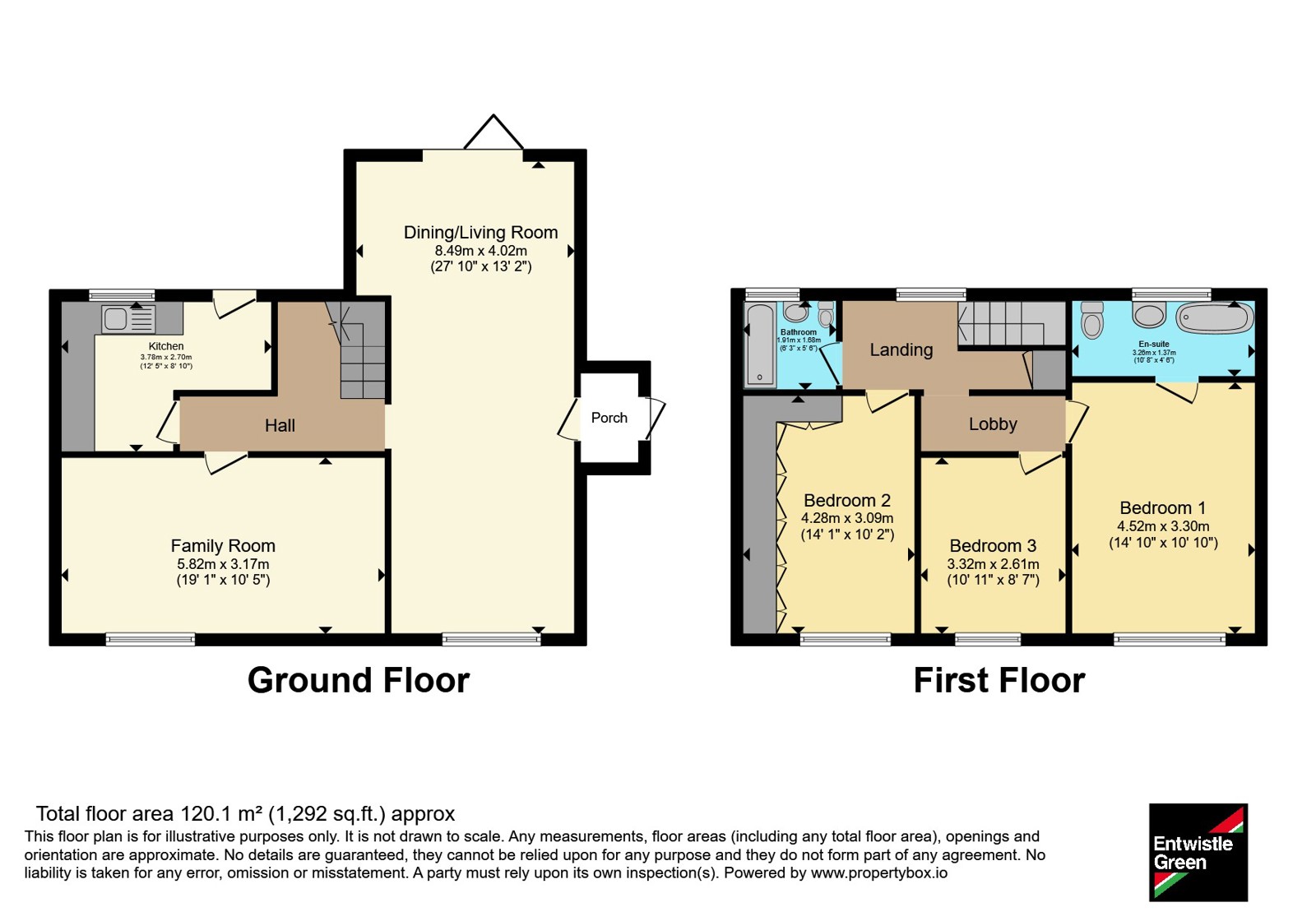 1, Bedale Walk, Merseyside floorplan