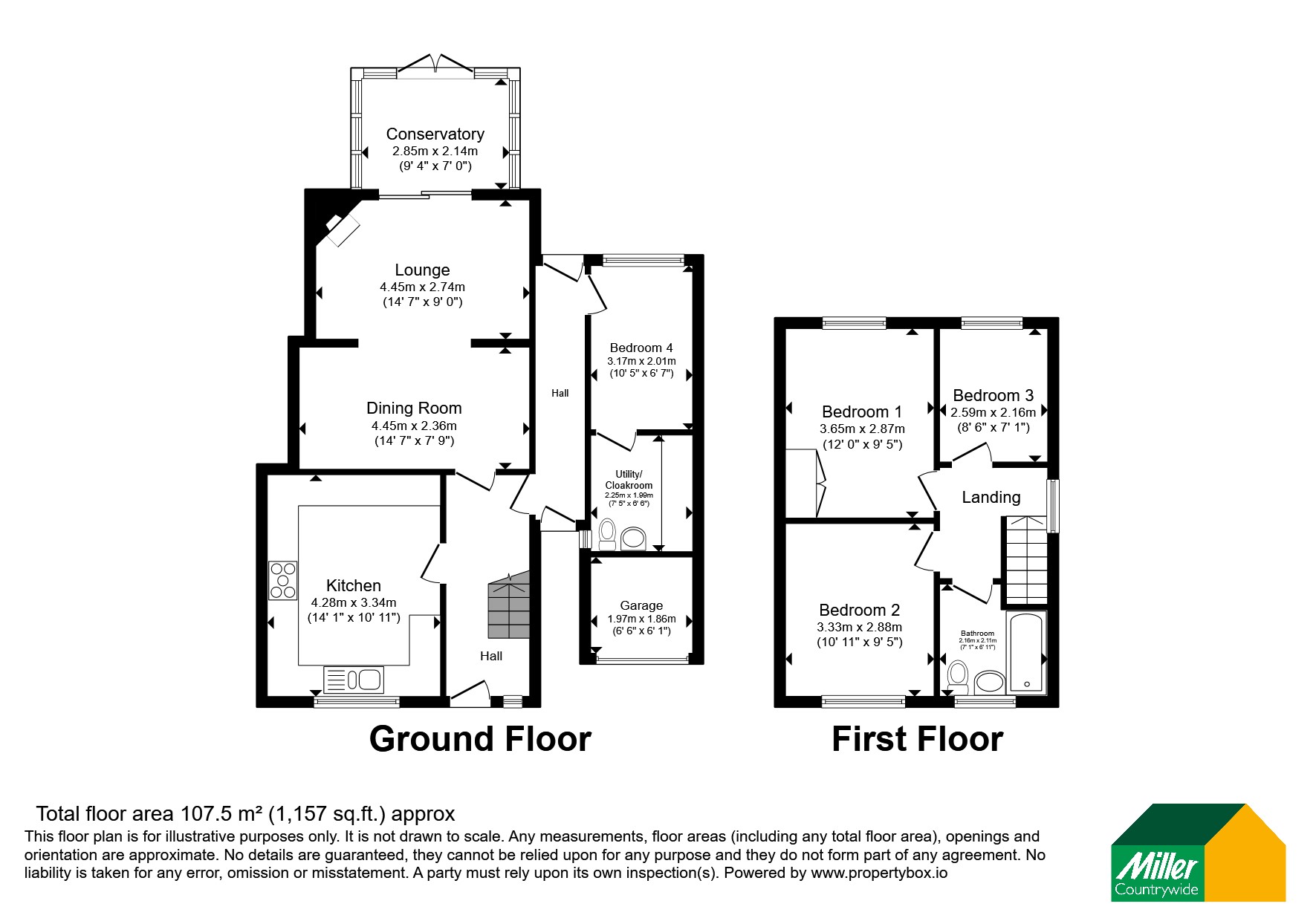 7, Franklyn Close, Cornwall floorplan