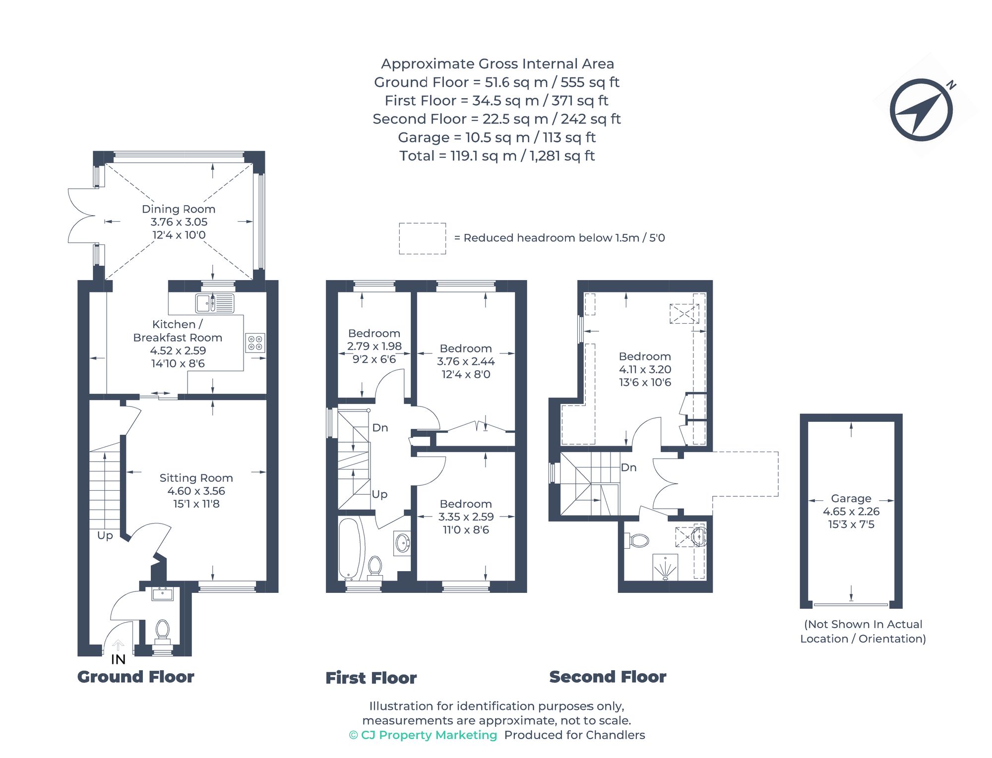 6 Gordian Way, Stevenage floorplan