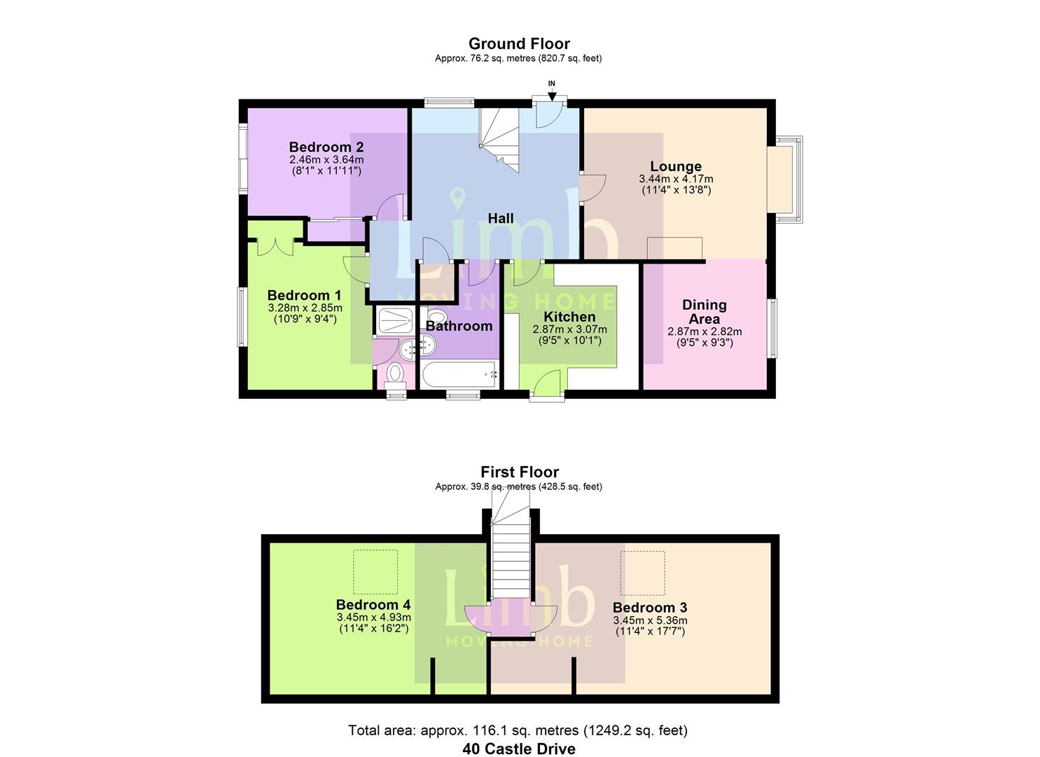 40, Castle Drive, South Cave floorplan