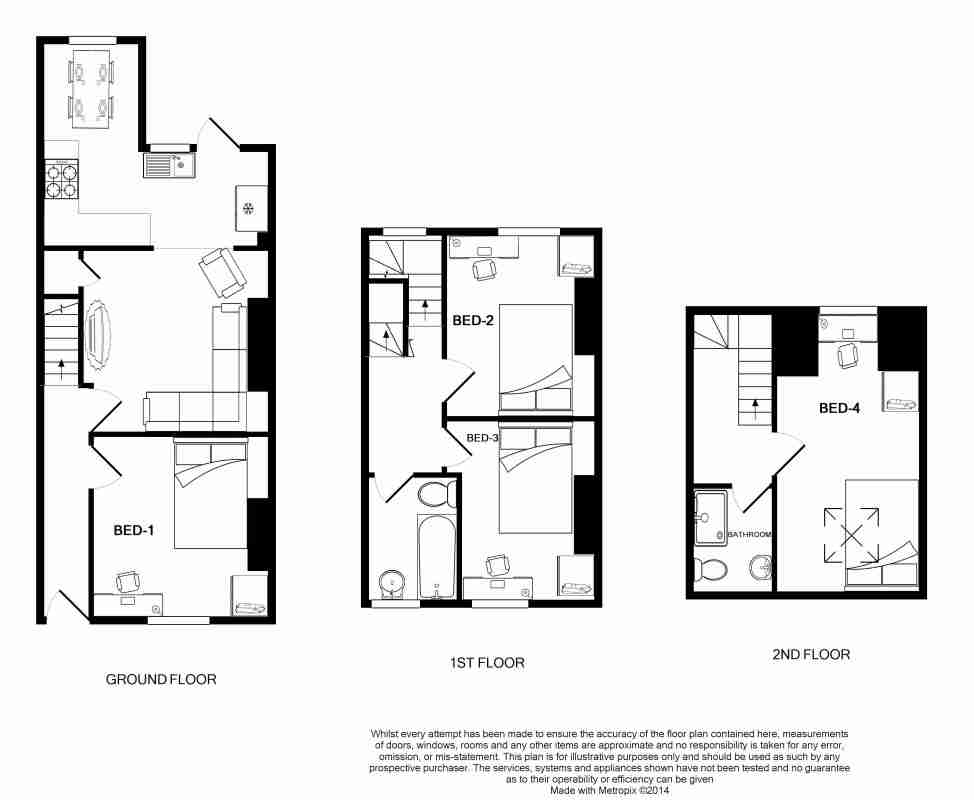 84, Victoria Street, Exeter floorplan