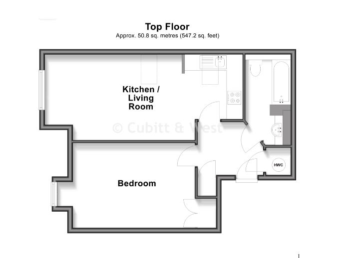 38, Parkside Court, 43, Gatton Park Road, Redhill floorplan