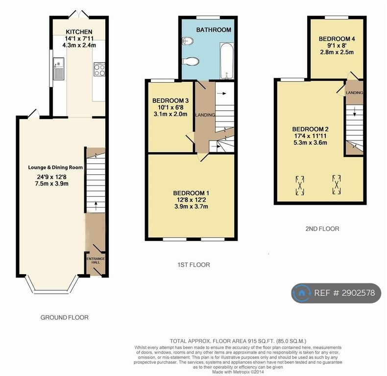 Sanderstead Road, South Croydon floorplan