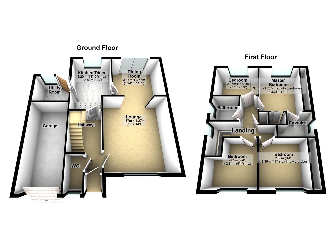 5, Woodleigh Grove, Huddersfield floorplan