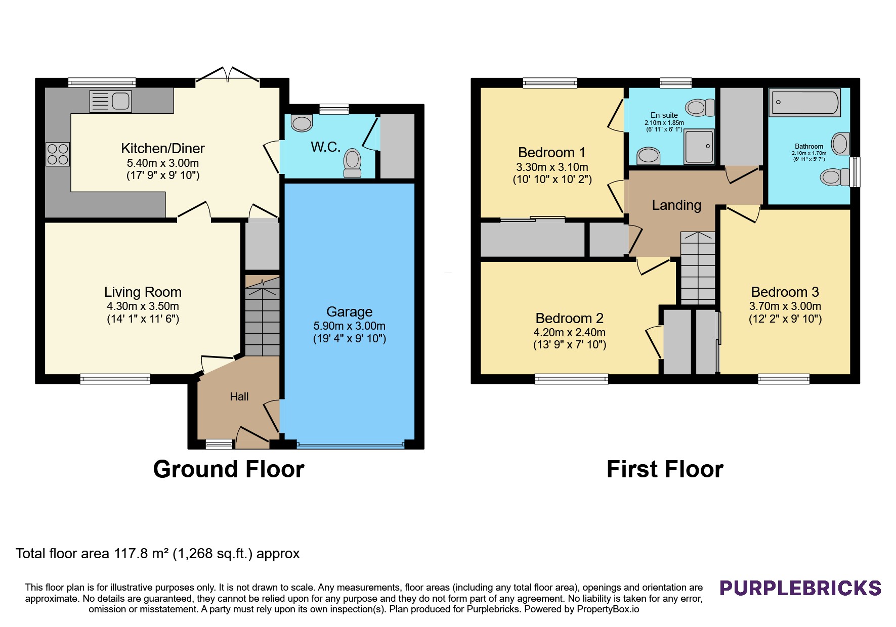 11, Inshes Grove, Inverness floorplan