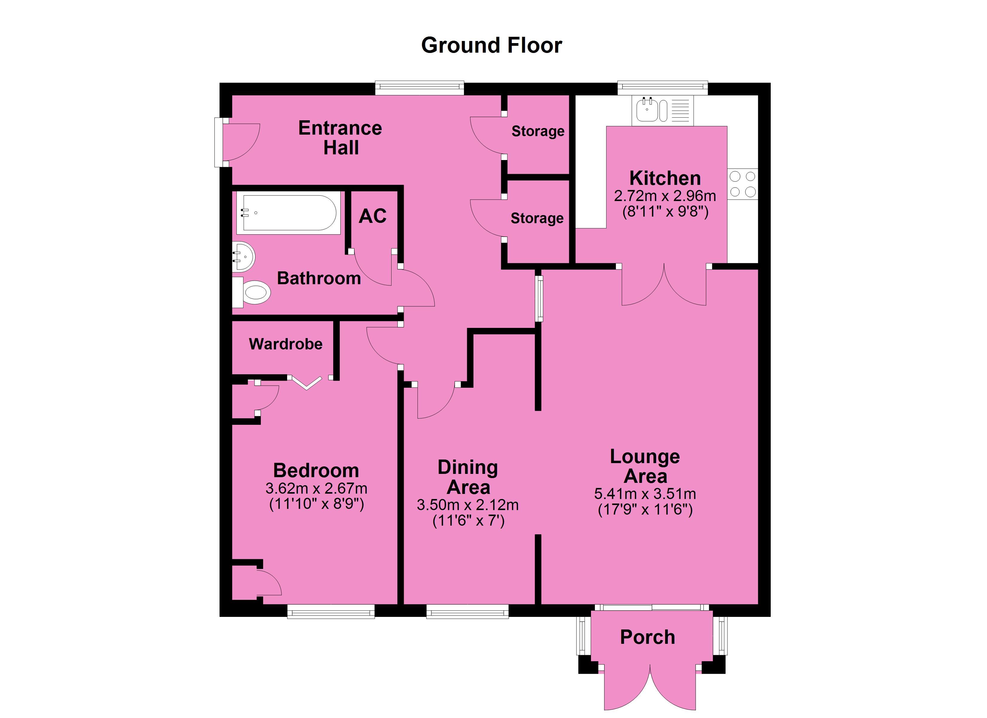 17, Peerage Court, Minehead floorplan