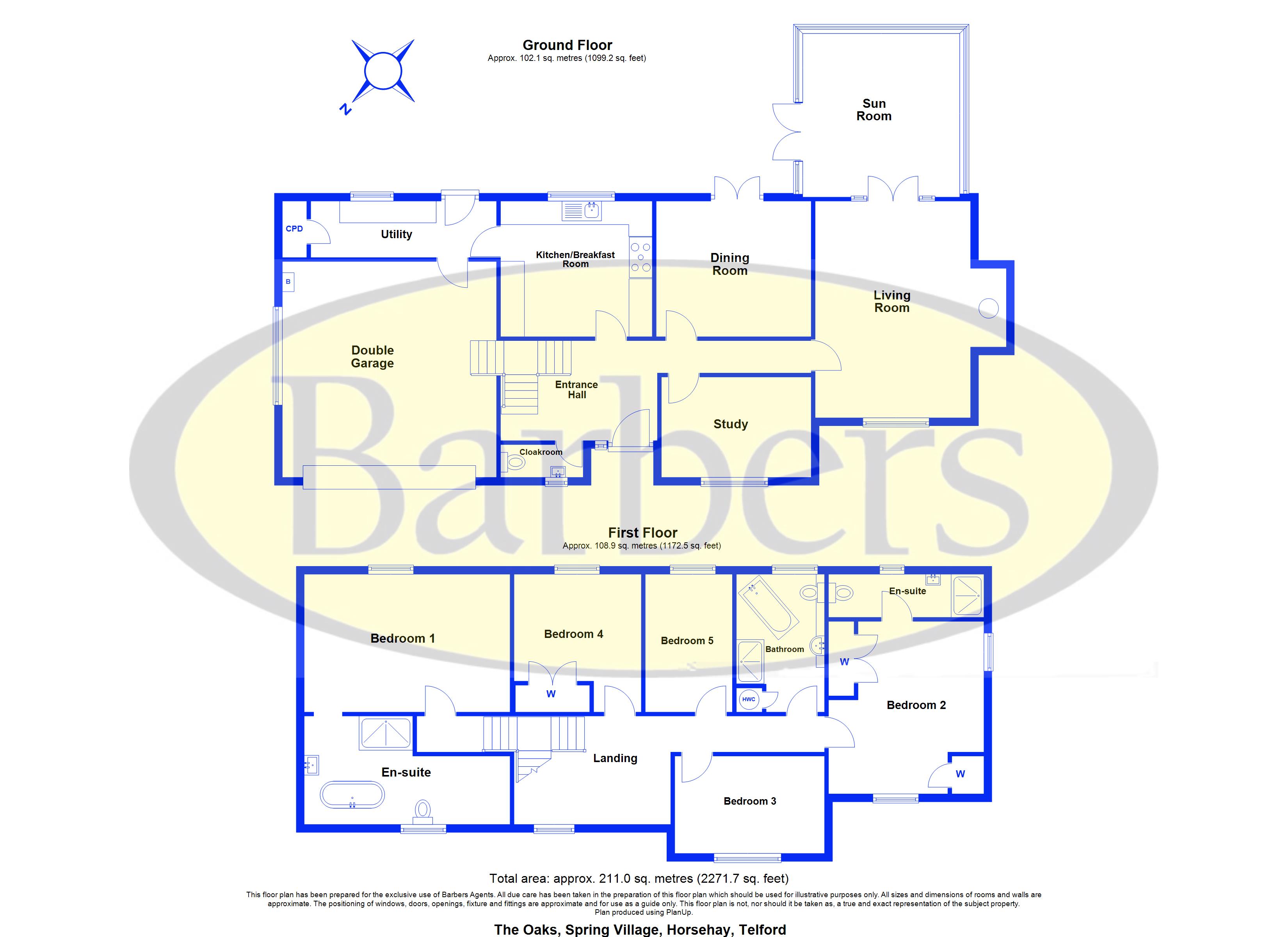 The Oaks, Telford floorplan