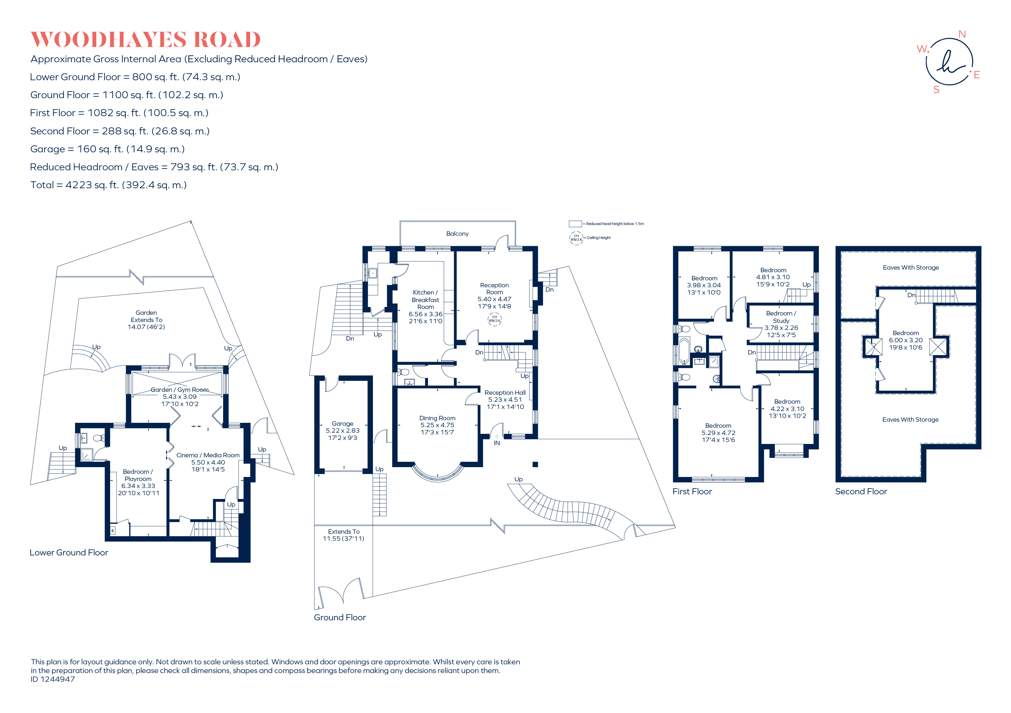 27, Woodhayes Road, London floorplan