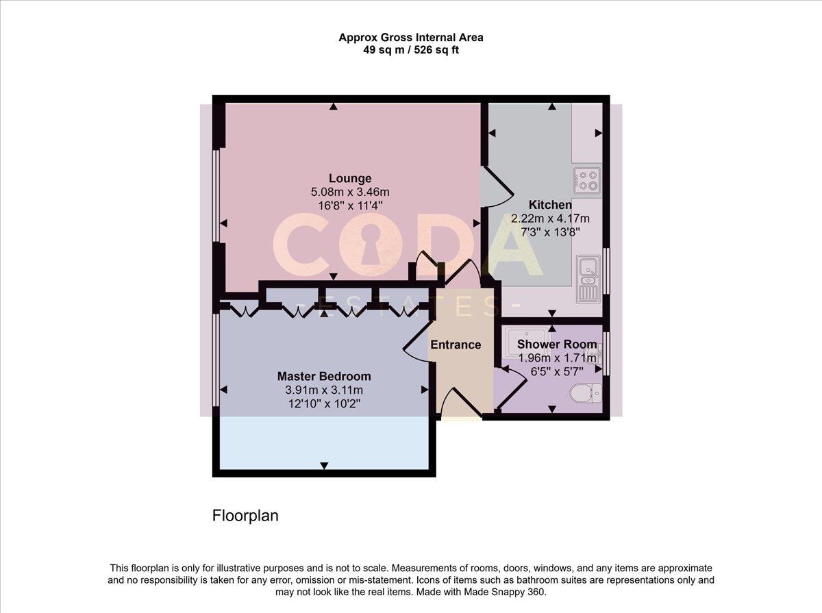 95C, Langmuirhead Road, Glasgow floorplan