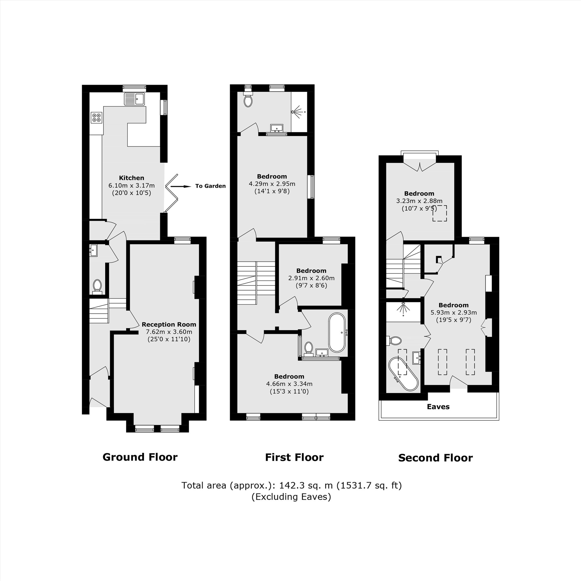 180, Devonshire Road, London floorplan