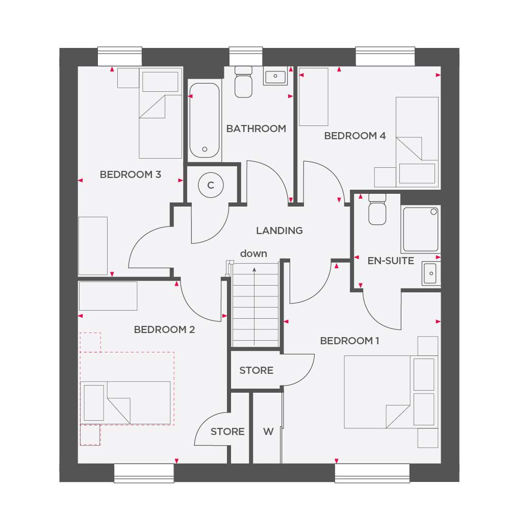61, Parkhurst Avenue, Clayton-Le-Woods, Chorley floorplan