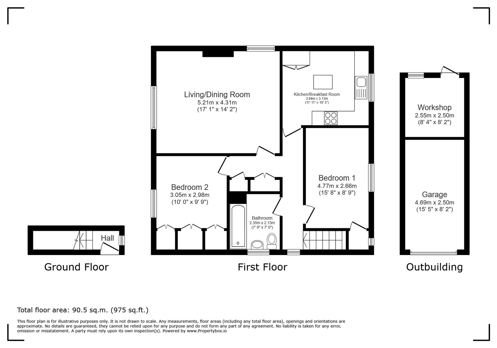 64, Penyston Road, Berkshire floorplan