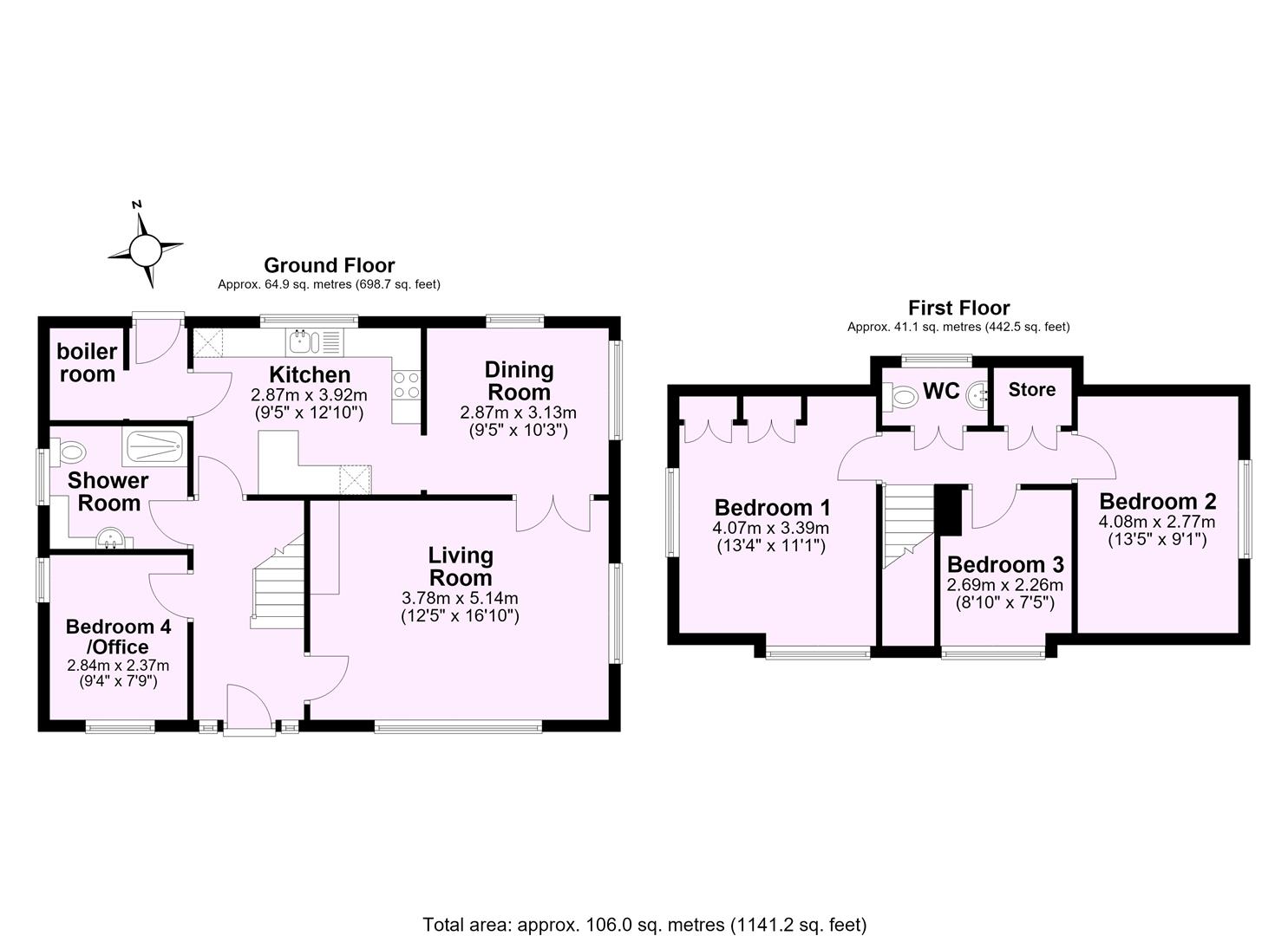 2, Parkside Close, York floorplan