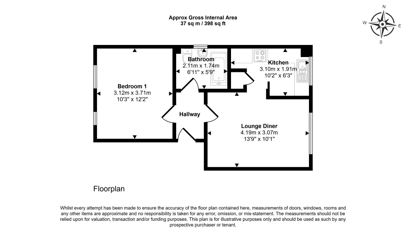 34, Fenman Gardens, Ilford floorplan