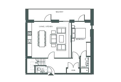 E803 The Waterfront,, E803 The Waterfront, Poole floorplan