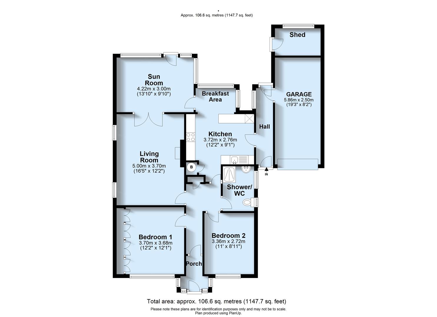 2 Bedrooms Detached bungalow for sale in Farm Close, Seaford BN25