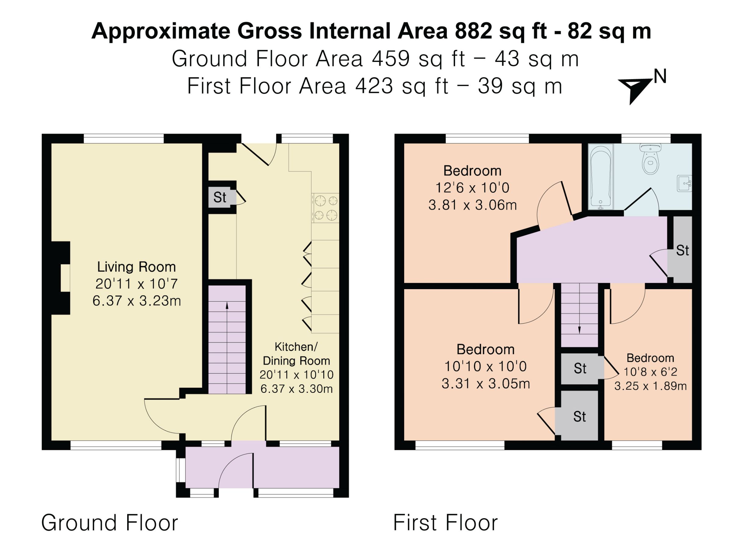 11 Pellinore Road, Exeter floorplan
