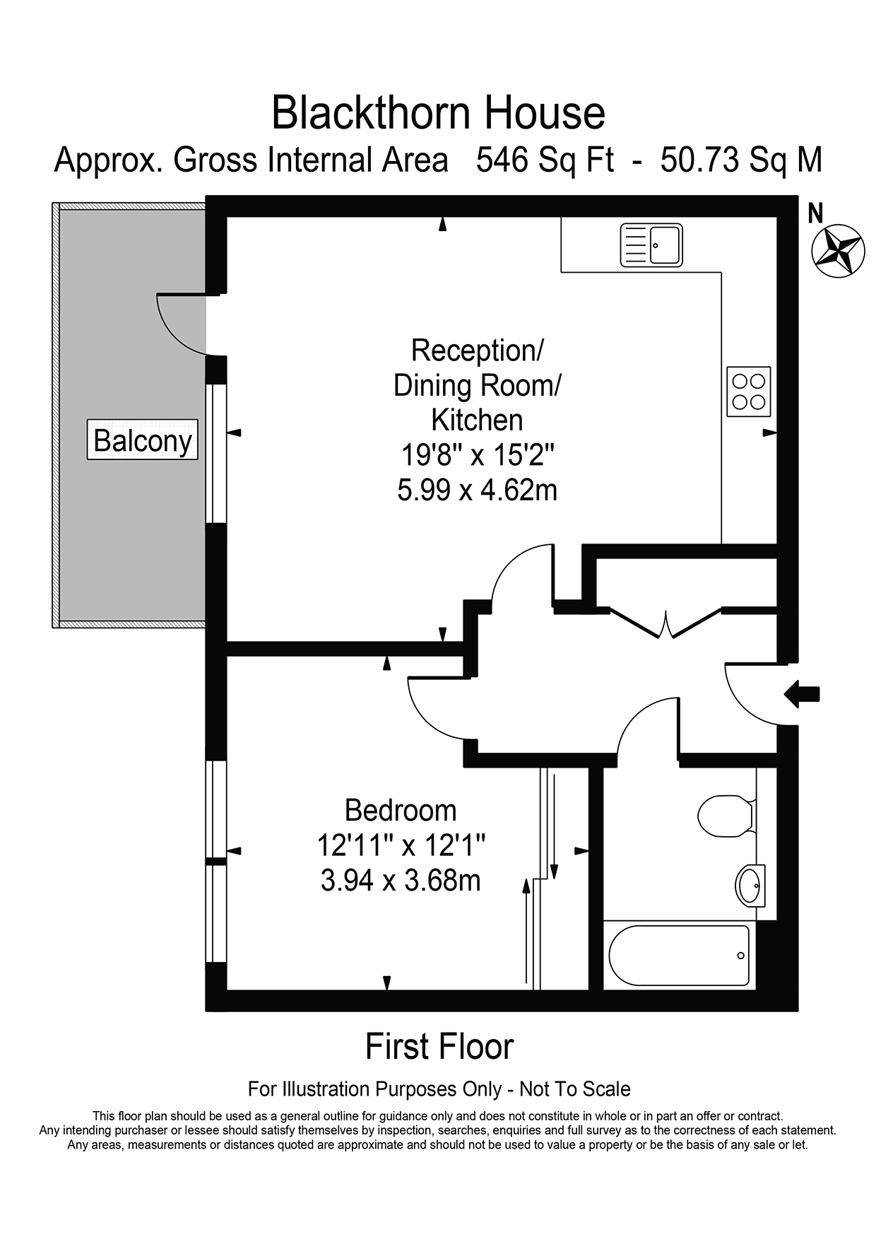 Flat 20, Romford floorplan